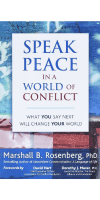 speak peace in a world of conflict, by Marshall Rosenberg